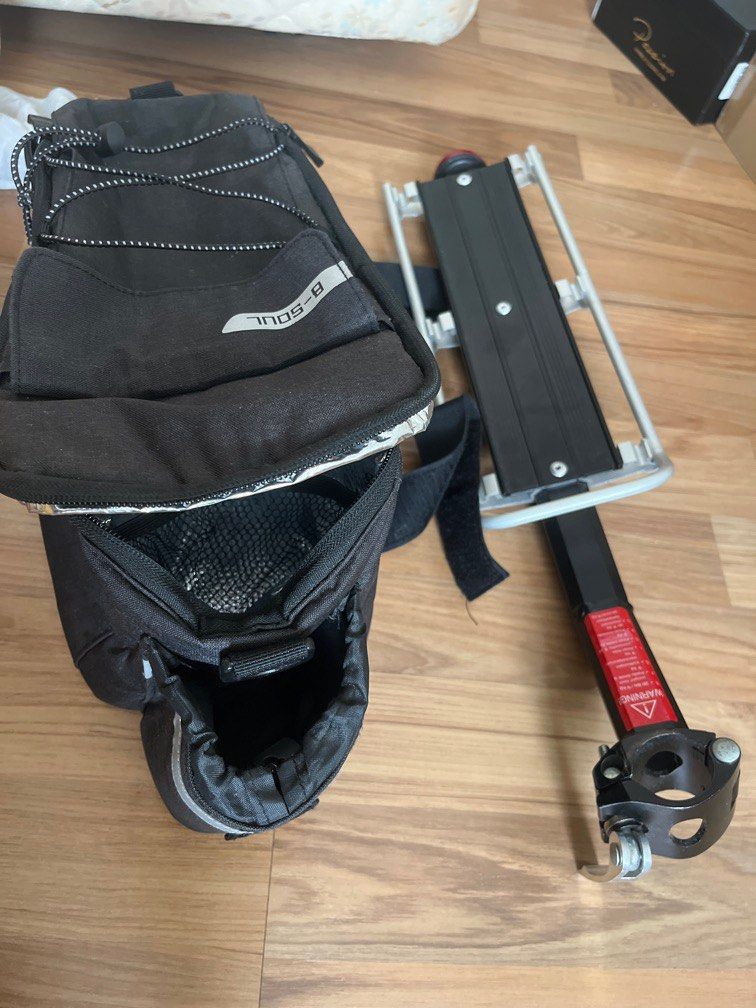 Bicycle detachable rack and thermal bag, Sports Equipment, Bicycles