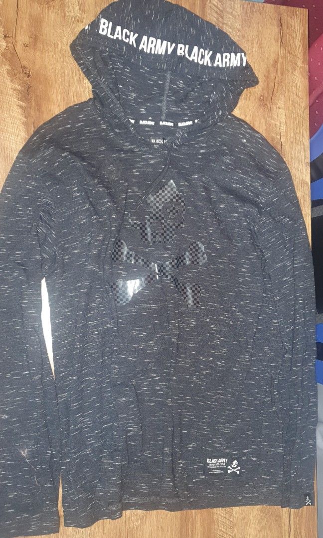 Black army hoodie hot sale