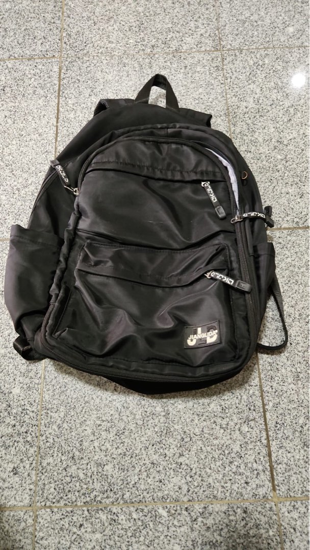 Black Backpack, Women's Fashion, Bags & Wallets, Backpacks on Carousell