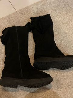 Black Winter Boots girl 3y to 5y 21cm