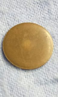 Blank obverse lincoln wheat reverse, 2.1 grams error coin