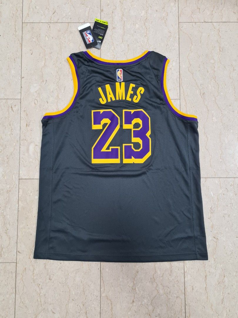 2021 Earned Edition Los Angeles Lakers Black #6 NBA Jersey,Los Angeles  Lakers