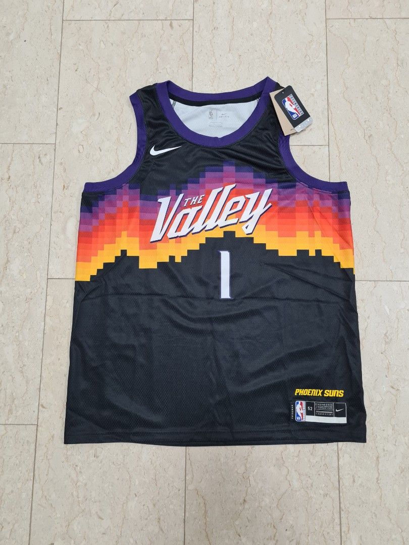 Devin Booker Phoenix Suns The Valley 2021 Nike Swingman Jersey, Men's  Fashion, Activewear on Carousell