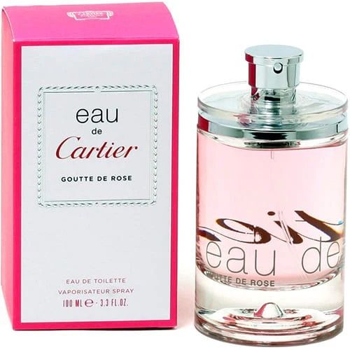 Brand New Cartier Eau de Cartier Goutte de Rose EDT for Women 200ml Eau de Toilette Goutte de Rose