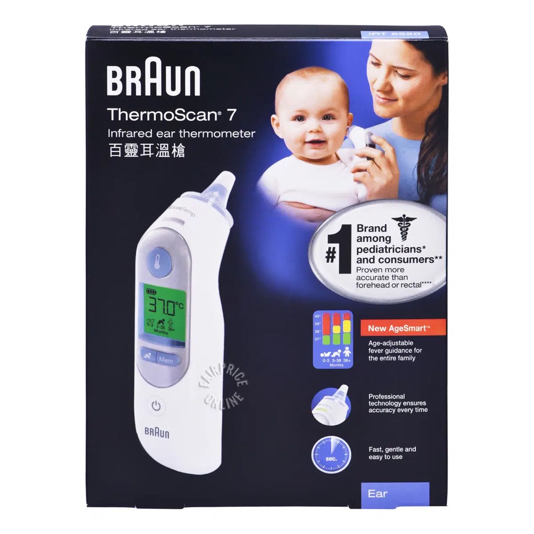 Braun ear thermometer, Health & Nutrition, Thermometers on Carousell