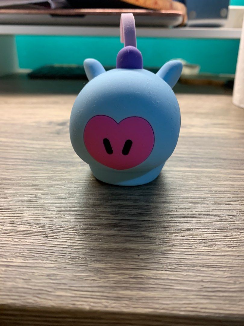 BT21 Mang Mini Speaker (Category: Soundbars, Speakers & Amplifiers) located in Marikina City. Submitted by declutterwithtin (Listing ID 1235285204, Image 1). Description: in very good condition w type C charging cord no box honestly. hindi maganda sounds, cute lang talaga. 😂.