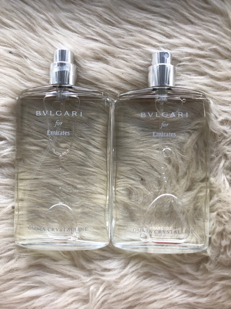 BVLGARI CRYSTALLINE 50ml no cap EMIRATES on Carousell