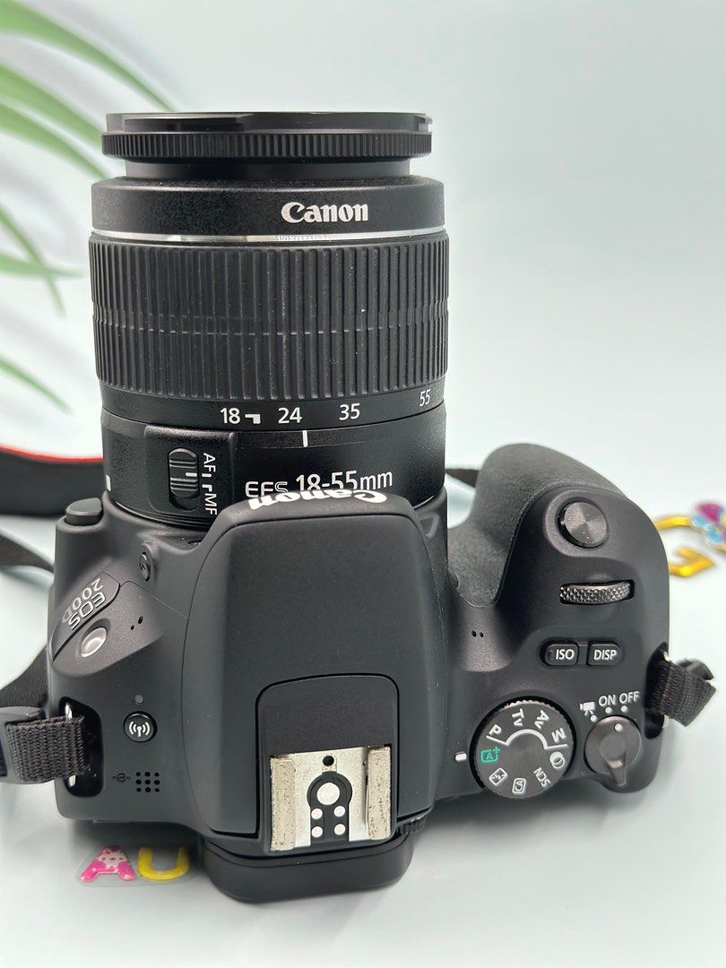 Canon 200D DSLR 2021 Camera 24MP Full HD Tilt Touch Screen WIFI with 18