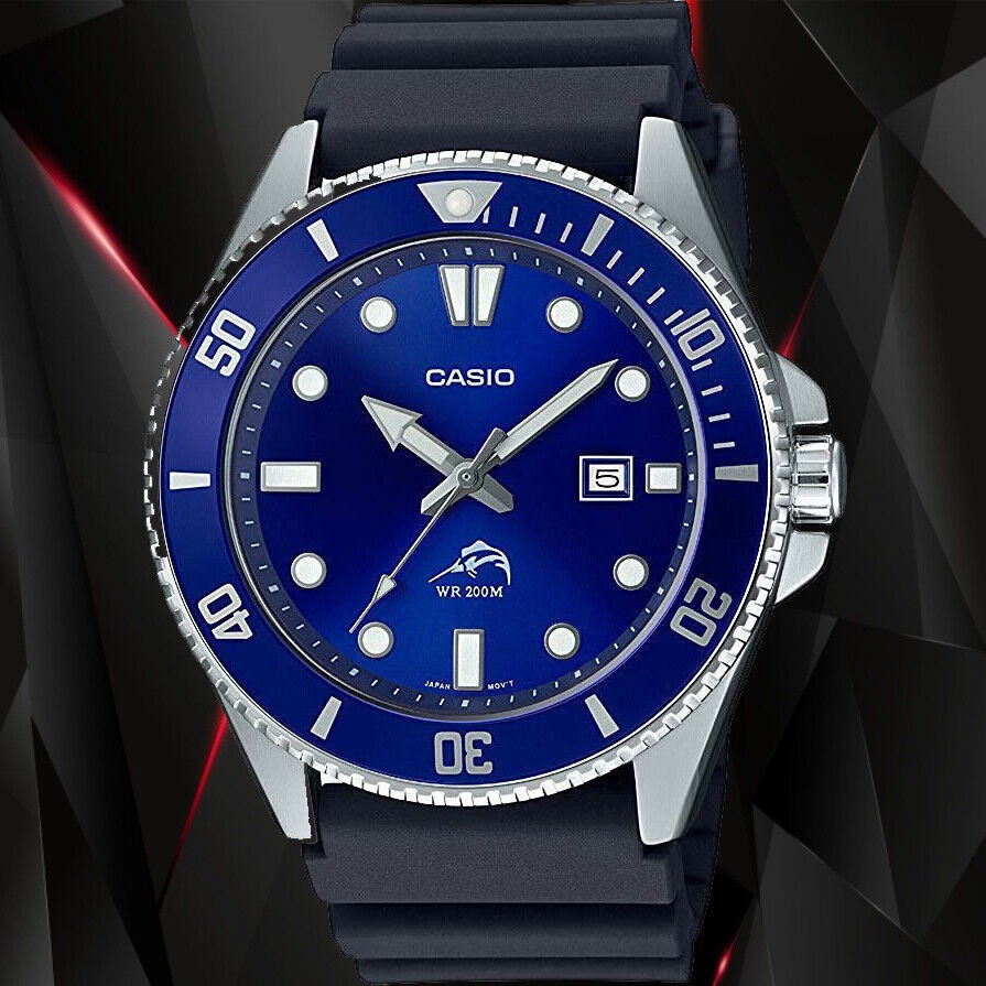 Casio Duro Marlin MDV106B 2AV Watch Blue Men s Fashion Watches Accessories Watches on Carousell