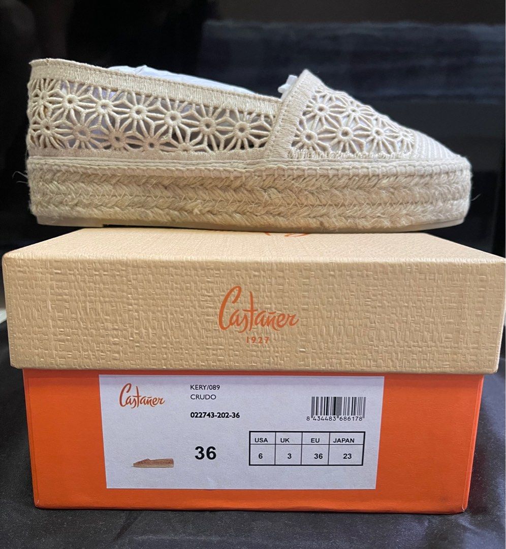 Castaner crochet espadrille online