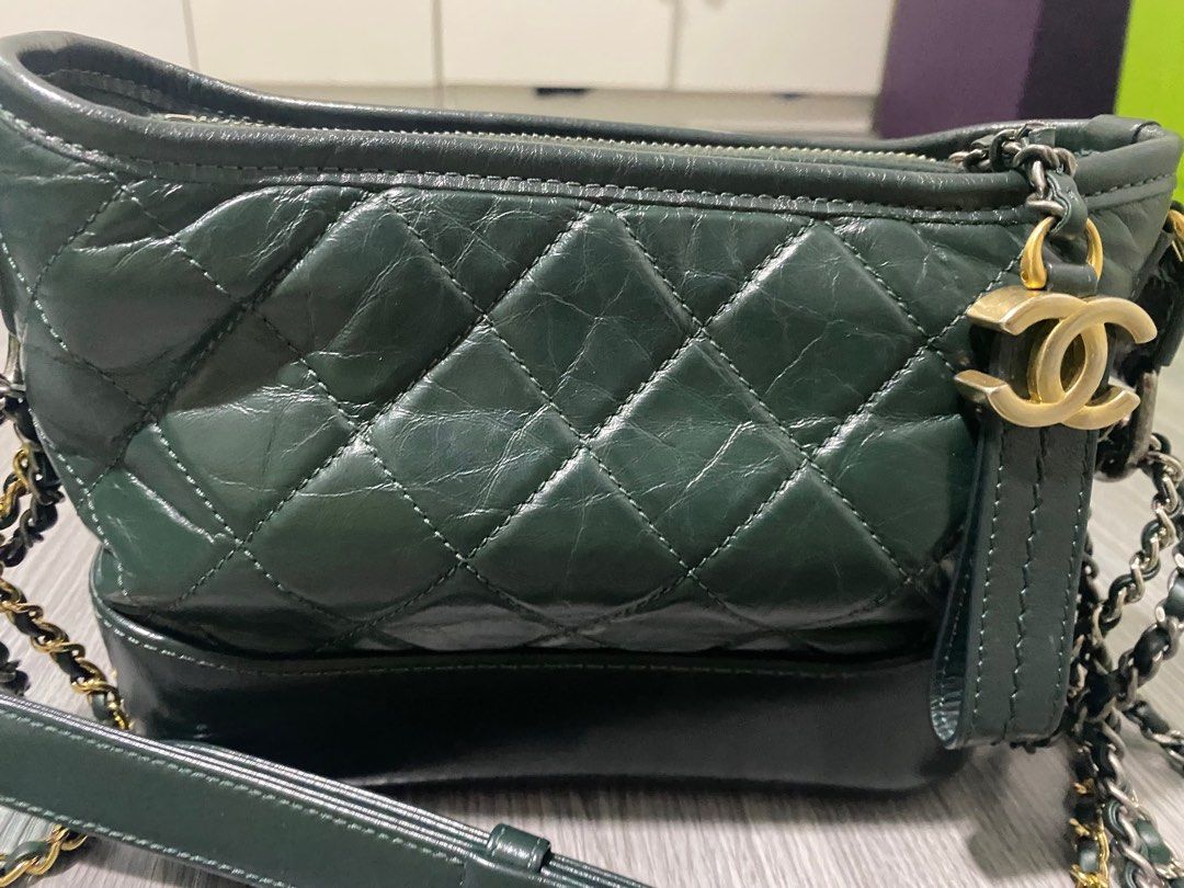 Chanel Gabrielle Small Forest Green, Luxury, Bags & Wallets on