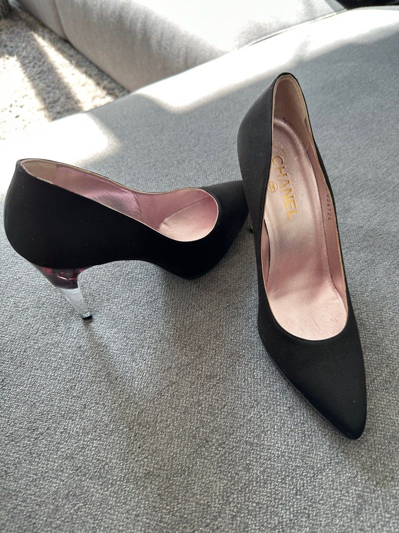 Lucite heel pumps clearance