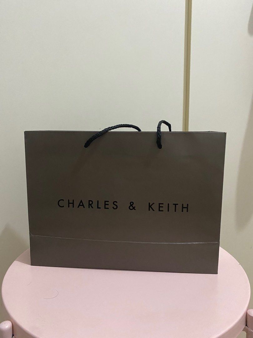 Paper bag charles and keith 2025 2020