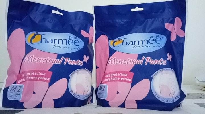 Charmee Menstrual Pants Medium 2's, Beauty & Personal Care