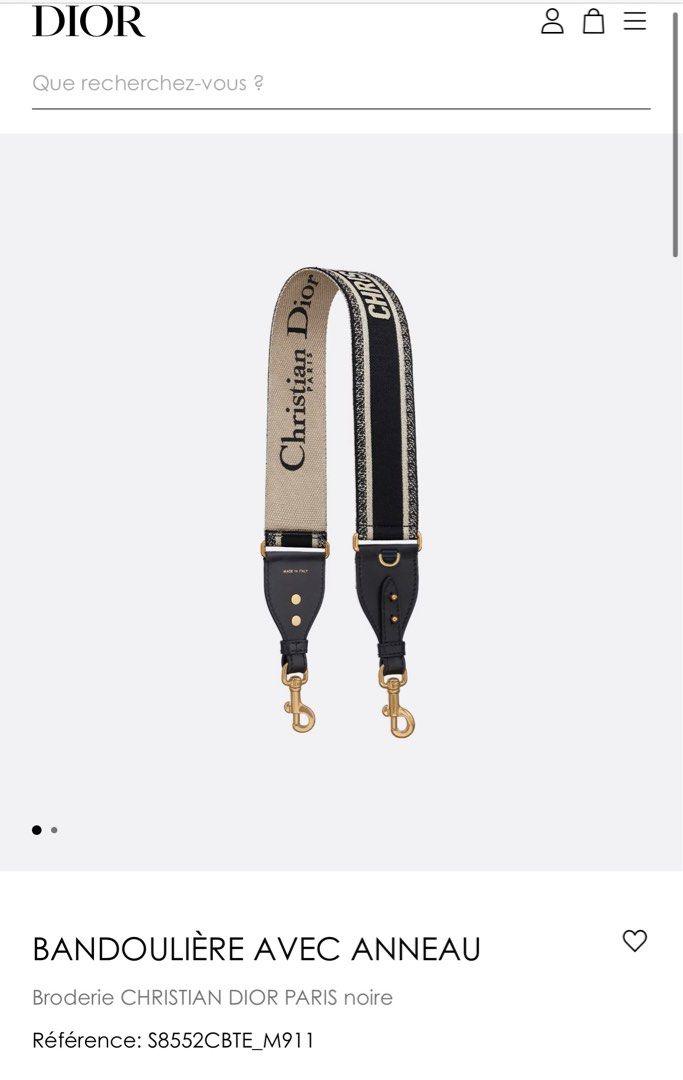 Christian Dior Shoulder Strap Luxury Accessories on Carousell