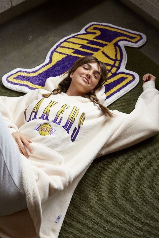 Oversized lakers sweatshirt hotsell