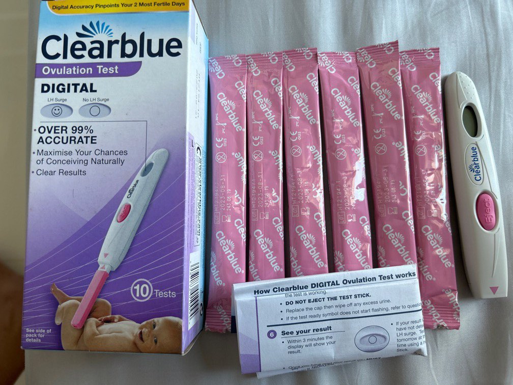 Clearblue Ovulation Test Kit, Babies & Kids, Maternity Care on Carousell