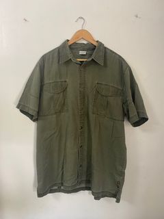 Columbia Pocket Buttondown (Olive Green)