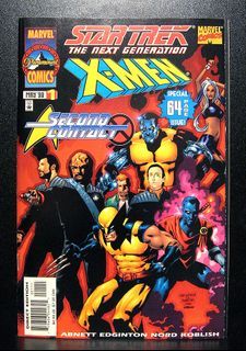COMICS: Marvel: Star Trek/X-Men: Second Contact #1 (1998), 1st Picard & X-Men meeting