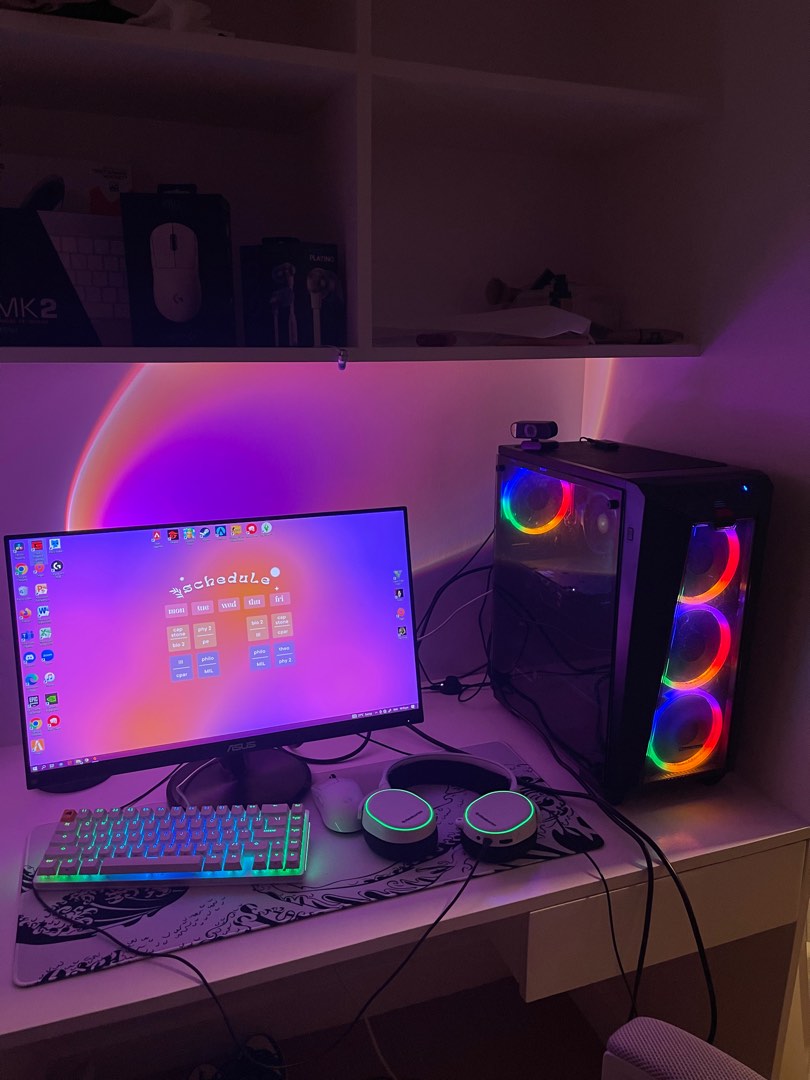 Complete Gaming PC Set Up with ASUS 24’ 144hz Monitor, Computers & Tech, Desktops on Carousell