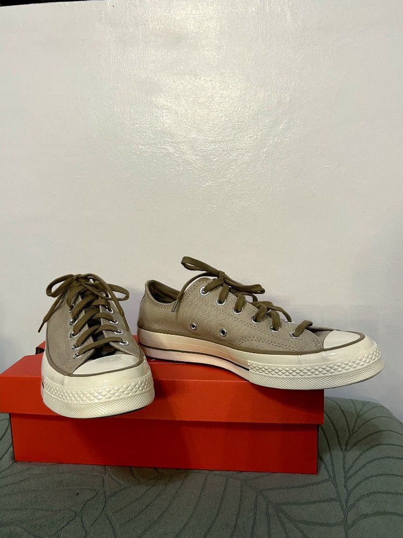 CONVERSE CHUCK 70 A U BEACH STONE ROASTED UNISEX SNEAKERS GREY