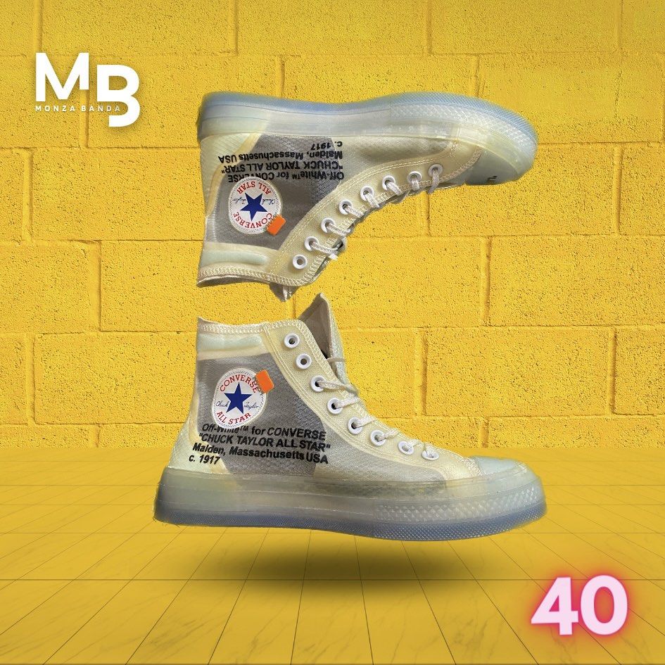 Off white cheap converse bot