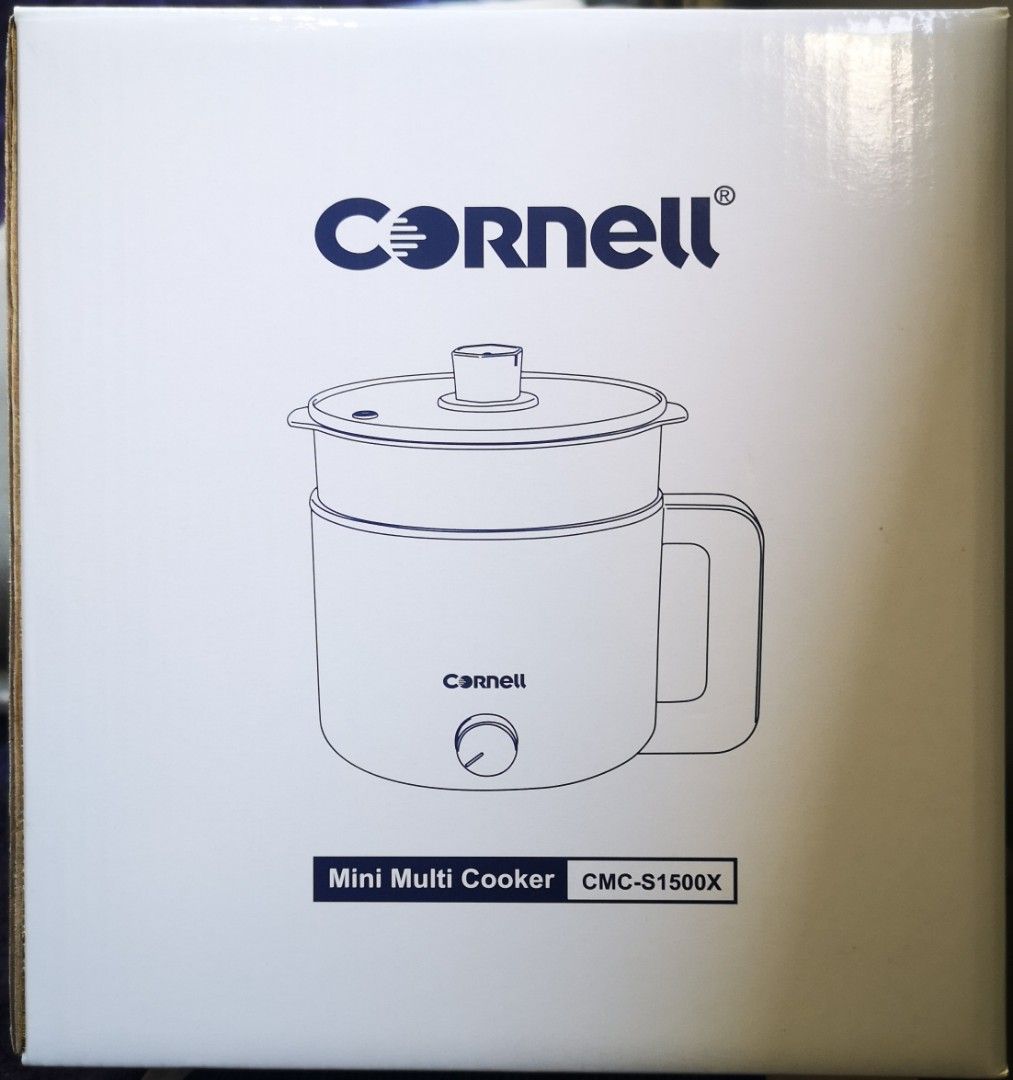 Cornell 1.5L Mini Multi Cooker with Steam Tray, Personal Steamboat