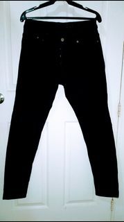 Cos jeans- black, button-fly