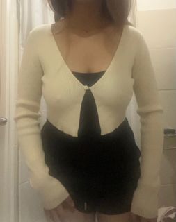 cropped cardigan