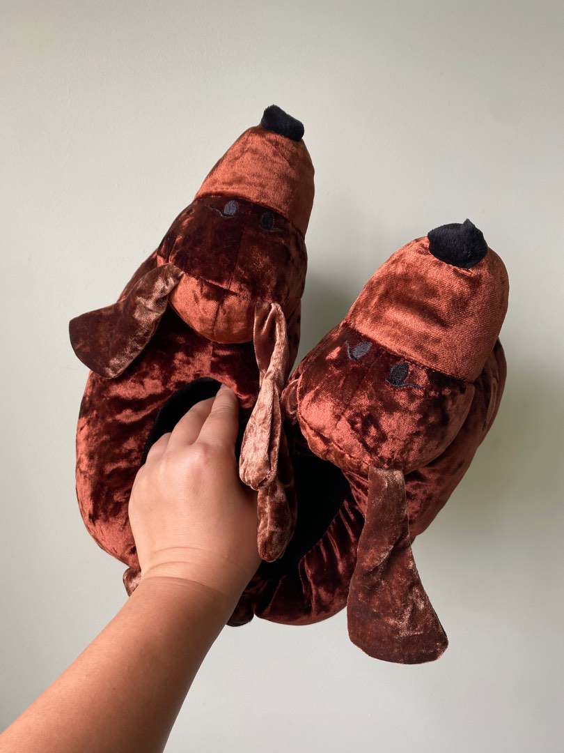 Dachshund doxie home house slippers Women s Fashion Watches