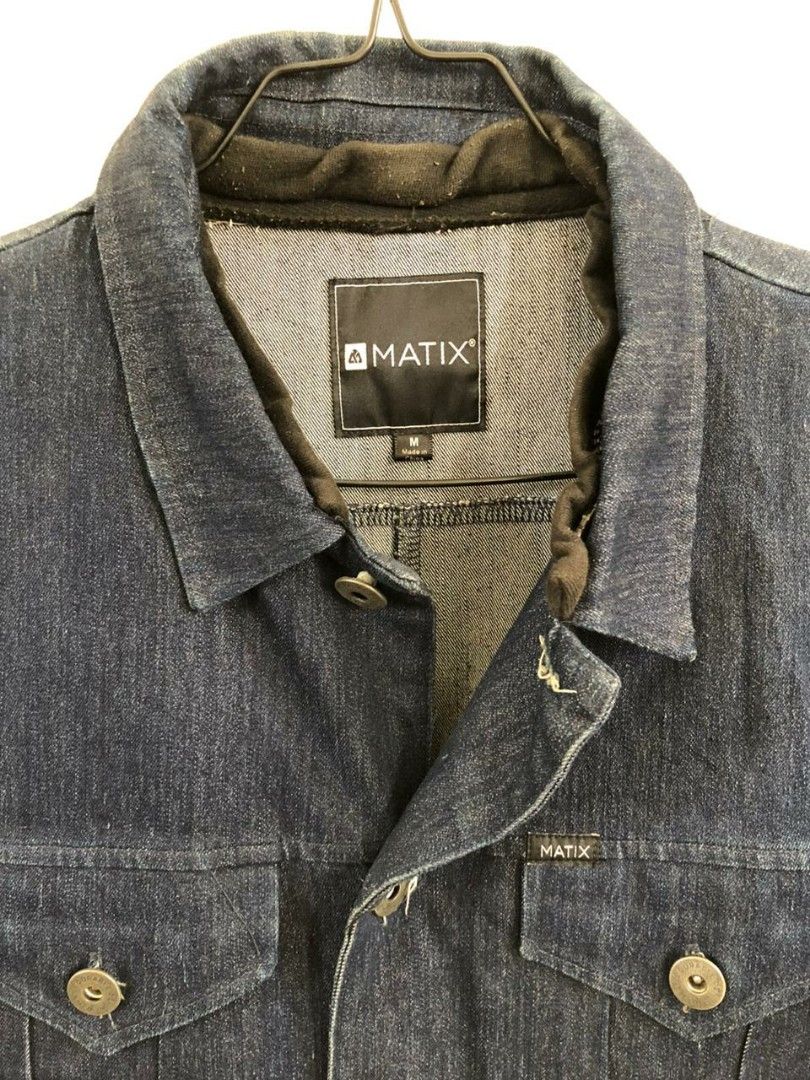 Matix denim jacket sales