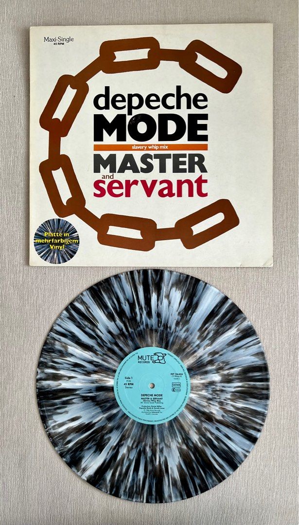 Depeche Mode (Category: Vinyls) located in Pasig City. Submitted by byz94 (Listing ID 1235162404, Image 1). Description: Master and Servant Multicolored vinyl Php2000 Media: VG++ Cover: VG++.