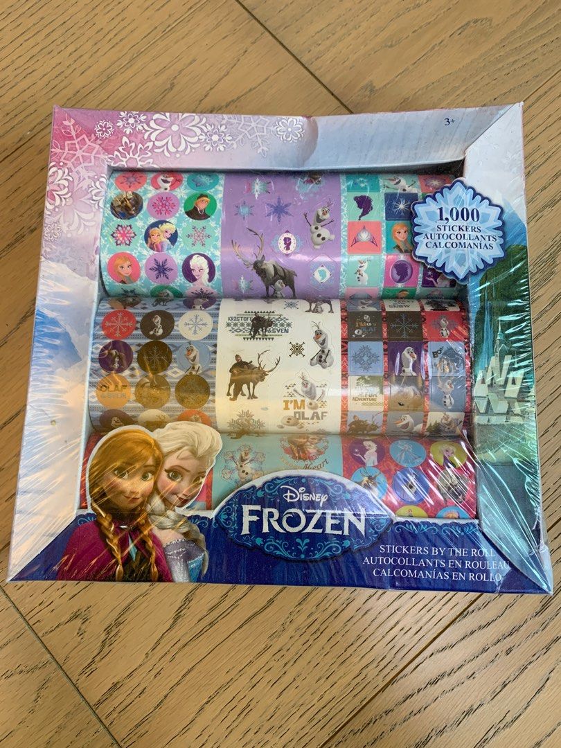 Disney frozen stickers 1000 pcs, 興趣及遊戲, 手作＆自家設計, 文具及工藝 畫作及印刷品 Carousell
