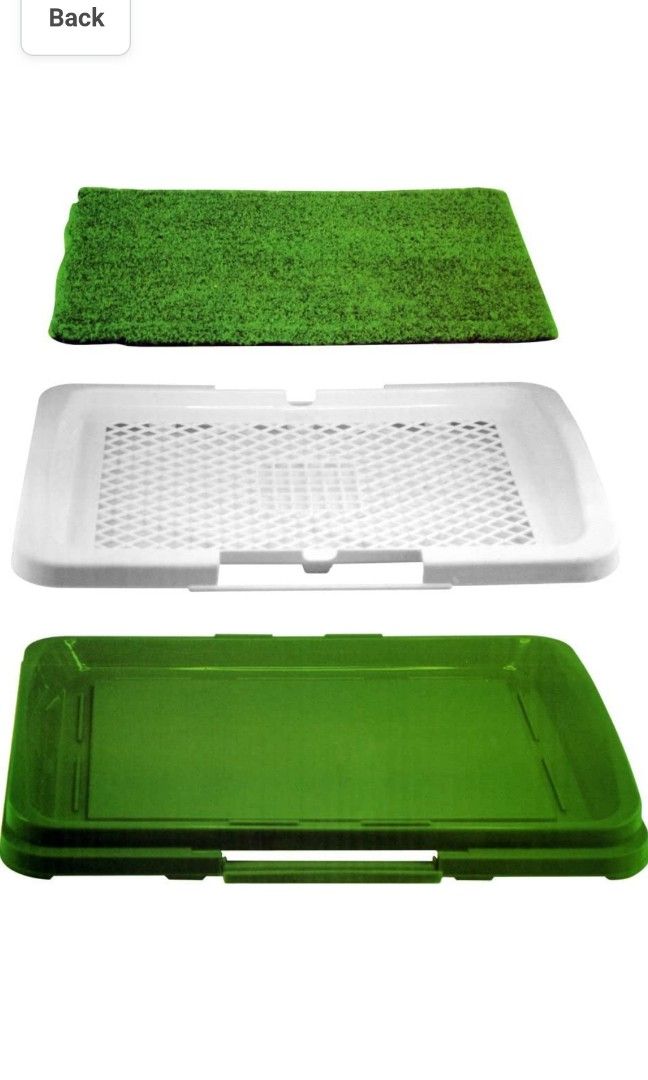 Dog/Puppy Potty Trainer Indoor Grass Training Patch 3 Layers