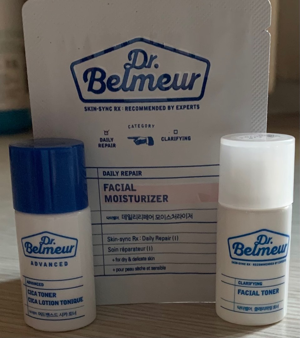 Dr. Belmeur Skincare Sample Set, Beauty & Personal Care, Face, Face ...