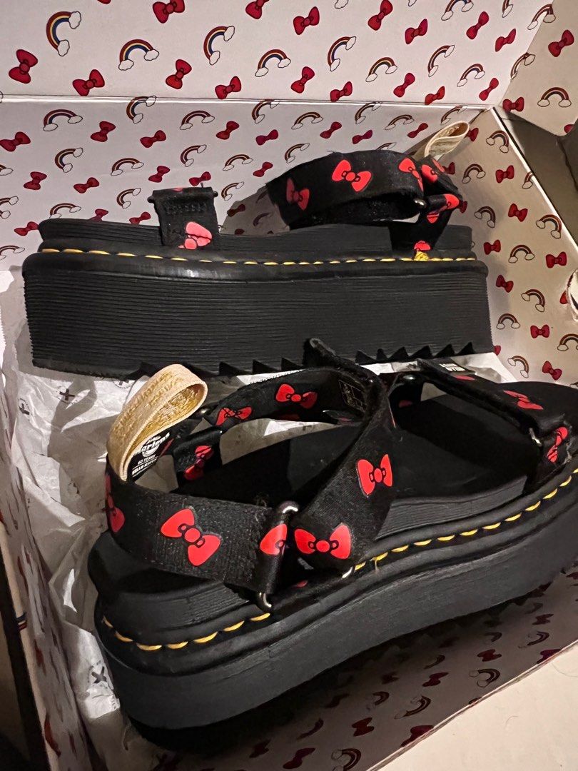 Hello kitty 2025 sandals dr martens