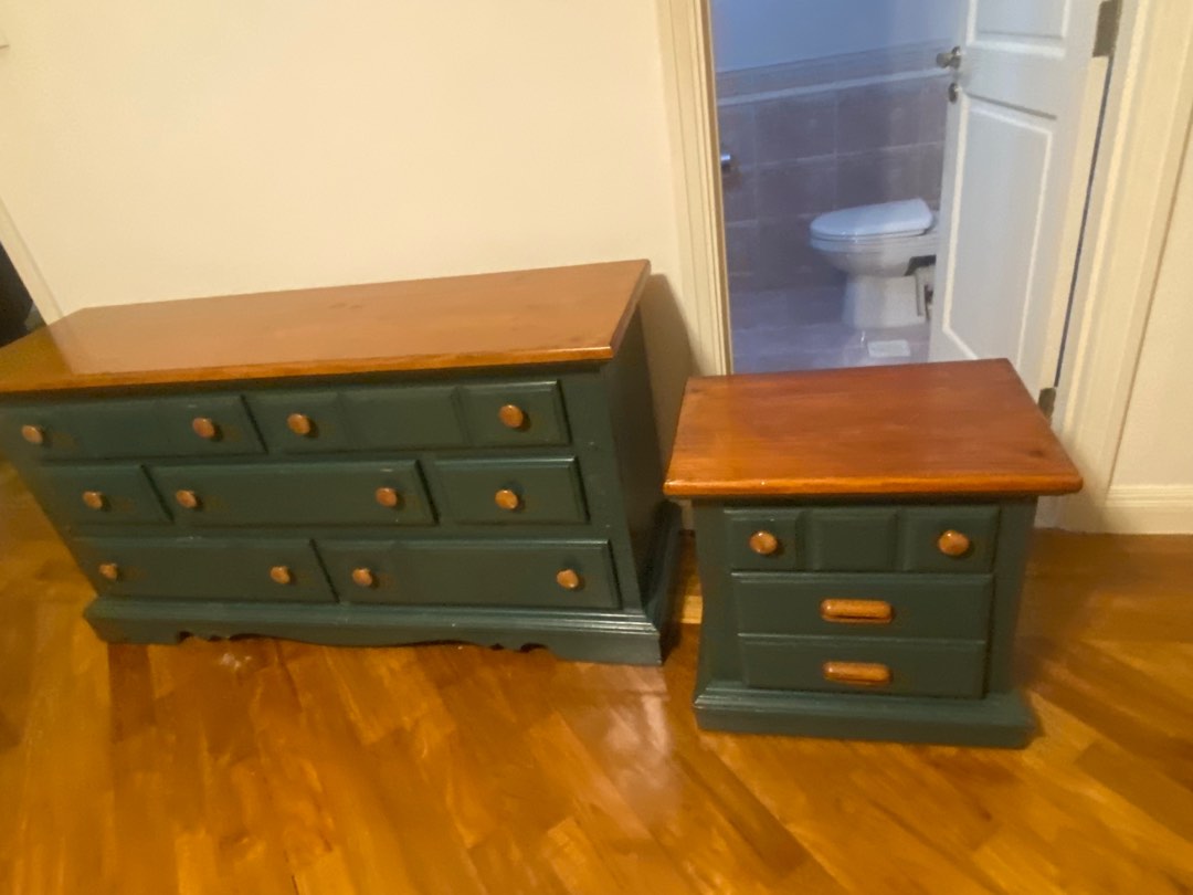 Dresser and side table, Furniture & Home Living, Furniture, Shelves