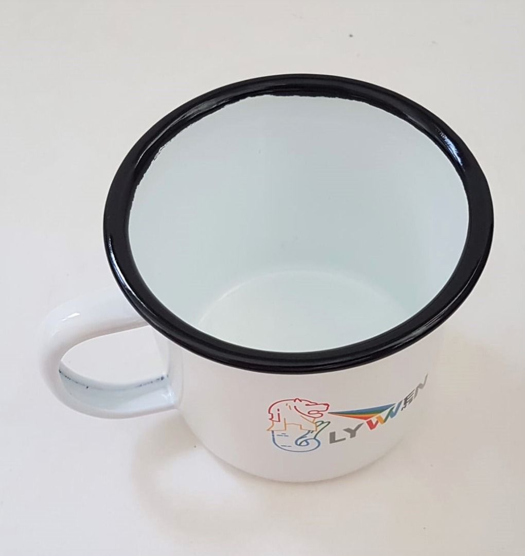 Exclusive Mug by Google, Active Lifestyle, Google Tin Cup, Google Tin Can with Handle, Curio