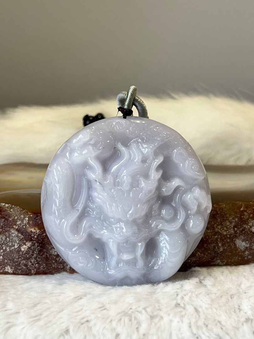 White jade dragon pendant store