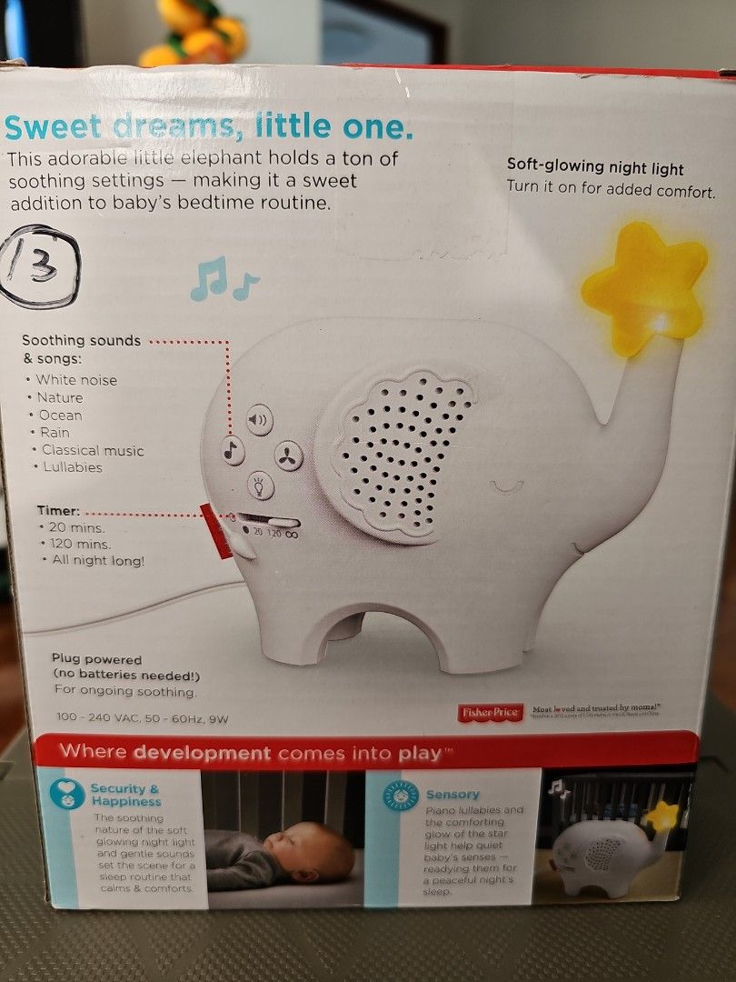 Fisher price music and lights elephant review top