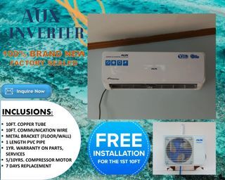 🍀Free installation and with warranty (Aux DC Inverter Fldi)