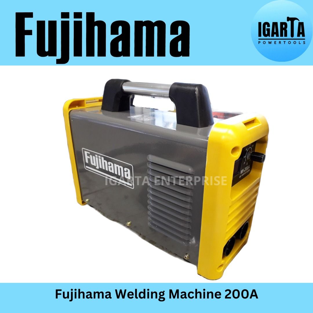 Fujihama Welding Machine Inverter 200a / 300a (Category: Construction Tools & Equipment) located in Quezon City. Submitted by igarta.enterprise (Listing ID 1235266686, Image 1). Description: Fujihama 300A Specification: Power Voltage : 1 phase AC 220V Frequency: 50/60 Rapid Input Current (A) : 58 No load Voltage (V) : 62 Output Current (A) : 20-300 Rated Input Voltage (V) : 30 Futy Cycle (%) : 80 No load loss (W) : 60 Efficieny: 85 Power Factor :