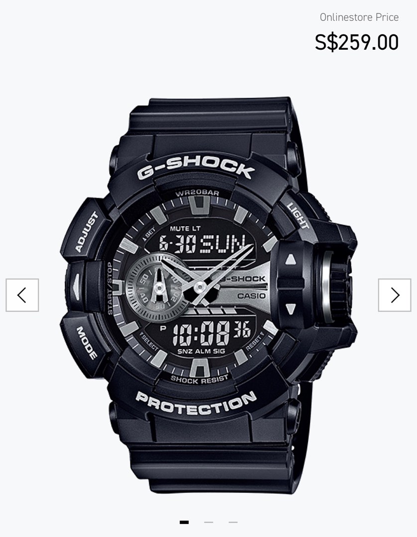 G shock top ga 400 original