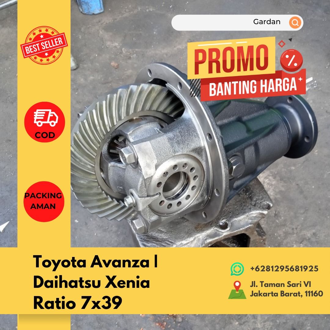 Gardan Toyota Avanza | Daihatsu Xenia Ratio 7x39 Original Sparepart ...