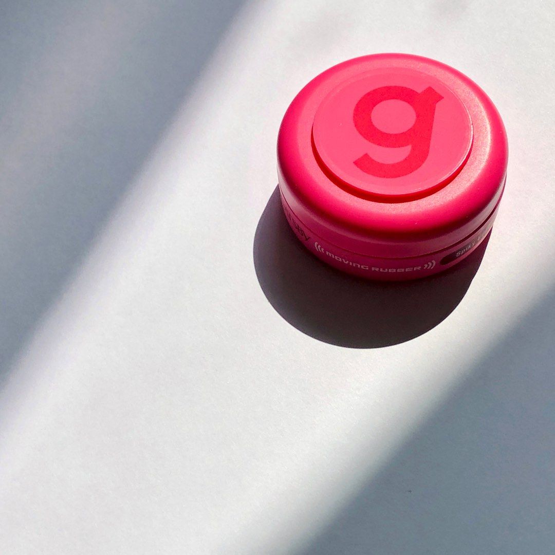 Gatsby Moving Rubber Pink Hair Jam Black Set / Hair Wax Clay Gel Pomade