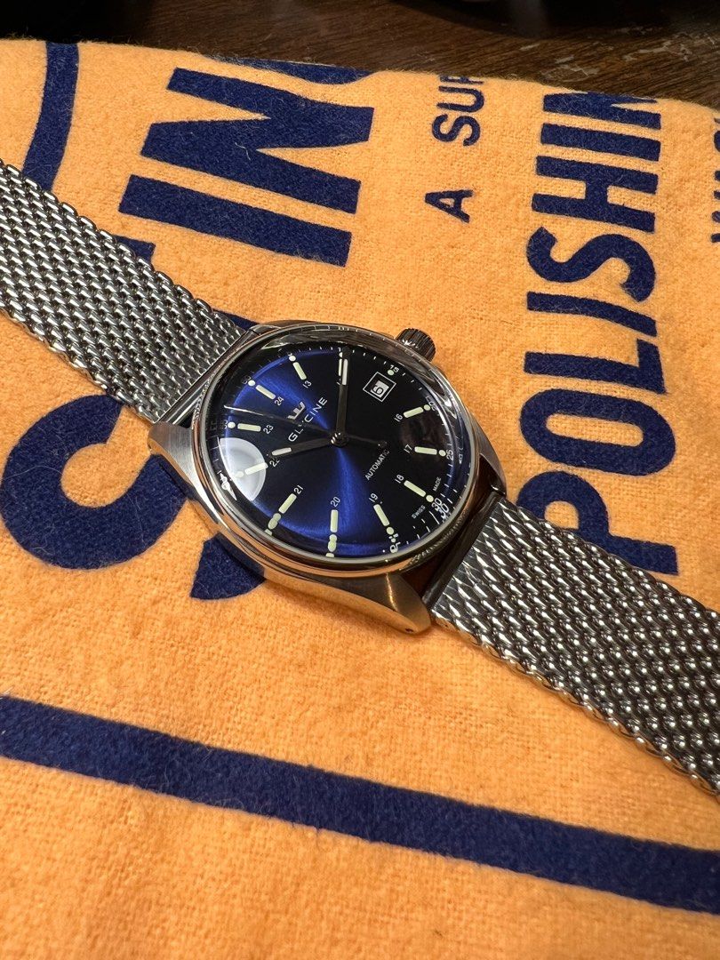 Glycine combat 6 36mm blue shop