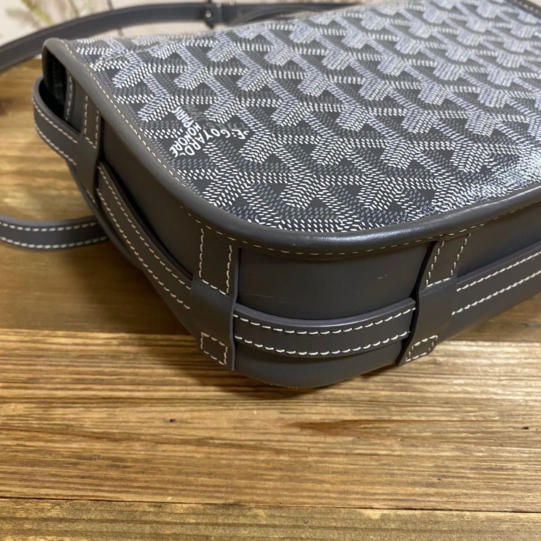 Goyard Belvedere PM Grey Sling Bag crossbody Bag, Luxury, Bags & Wallets on  Carousell