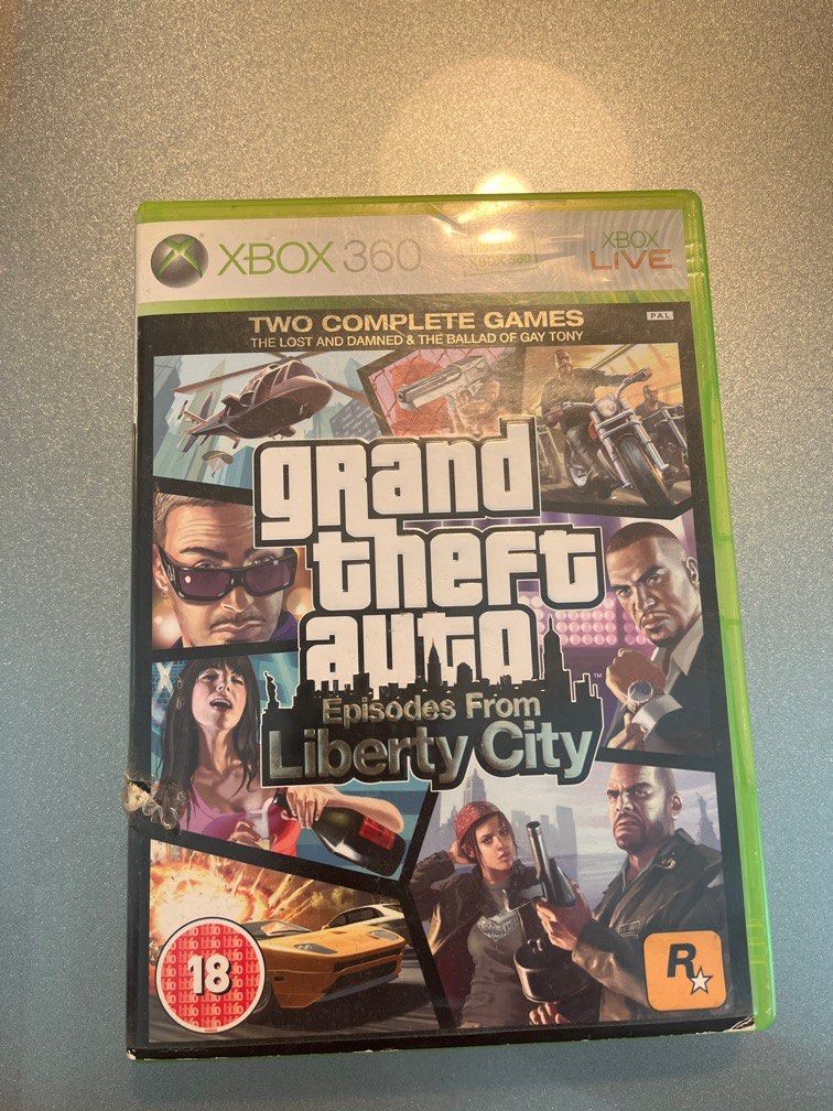GTA Episodes From Liberty City Avec Carte - Xbox 360 Complet FR - Très Bon état