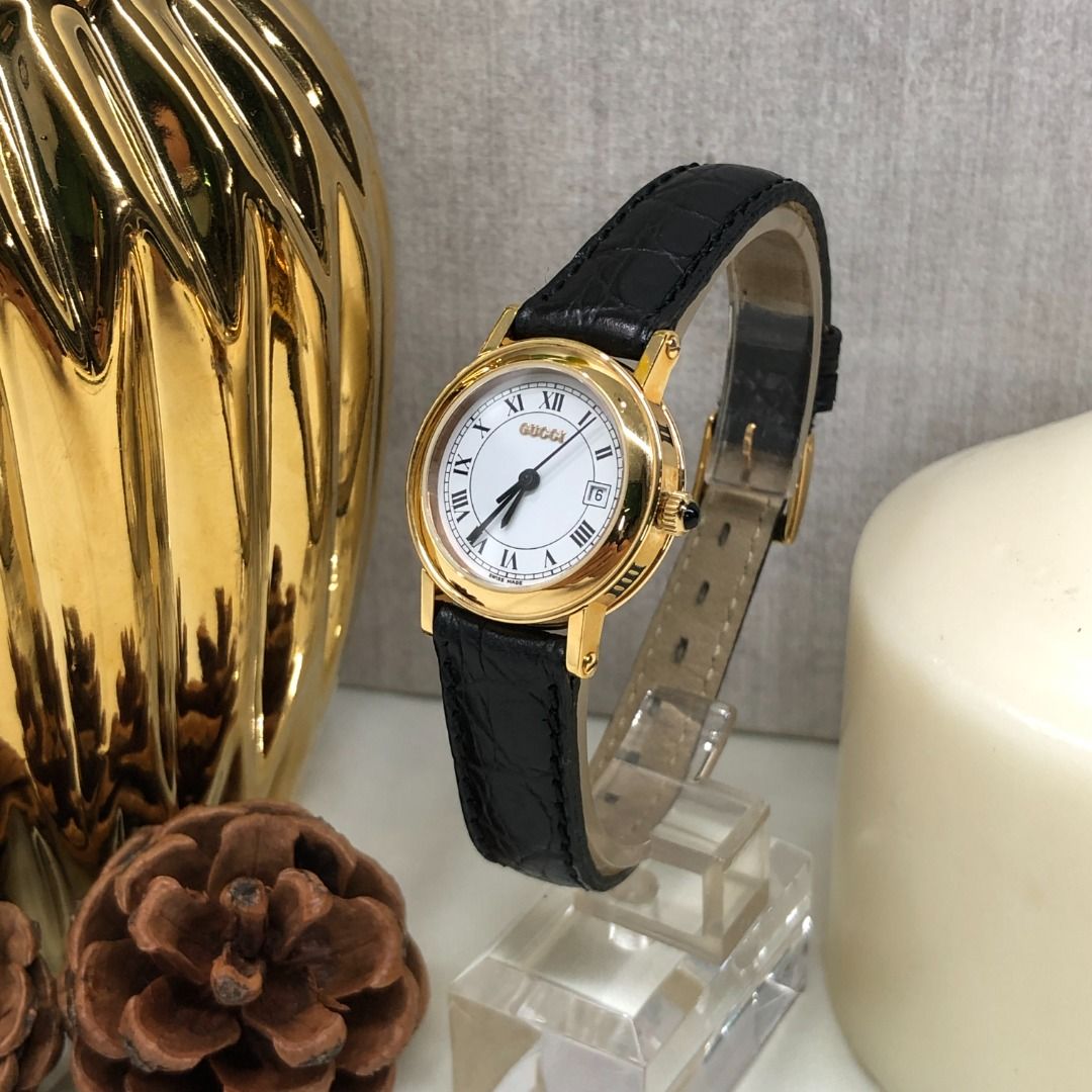 GUCCI 7200L Vintage Ladies Wrist Watch in Gold Plated Women s