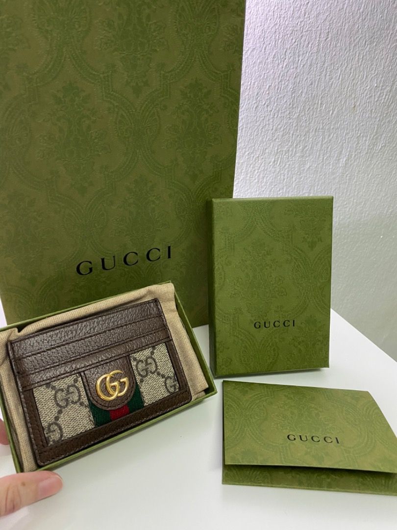 Gucci card holder, Women's Fashion, Bags & Wallets, Wallets & Card